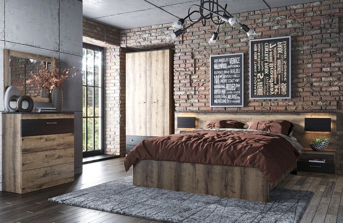 Кровать Jagger 160х200 коричневого цвета с подъемным механизмом - купить Кровати для спальни по цене 30799 Кровать Jagger 160х200 коричневого цвета с подъемным механизмом - купить Кровати для спальни по цене 30799