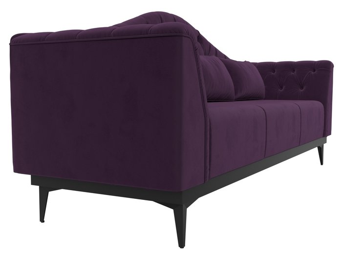 Прямой диван-кровать Флорида фиолетового цвета - лучшие Прямые диваны в INMYROOM