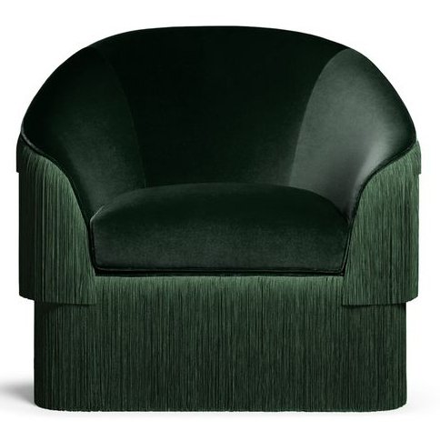 Кресло Munna зеленого цвета - купить Интерьерные кресла по цене 72000.0