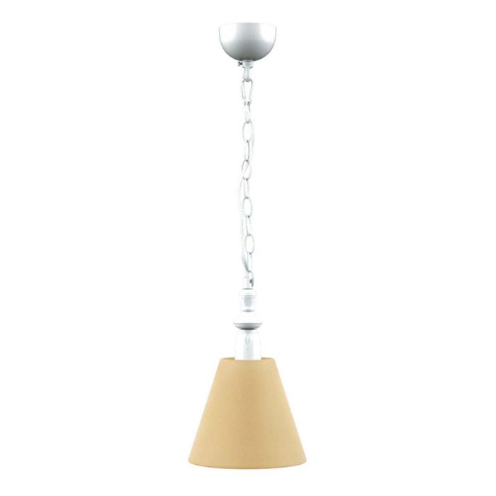 Подвесной светильник Provence с абажуром песочного цвета