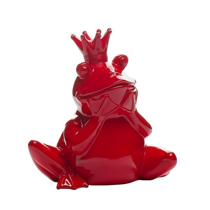 Статуэтка "Лягушка-Королева" (красная) - купить Фигуры и статуэтки по цене 1203.0