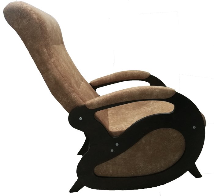Кресло-качалка Маятник серо-коричневого цвета