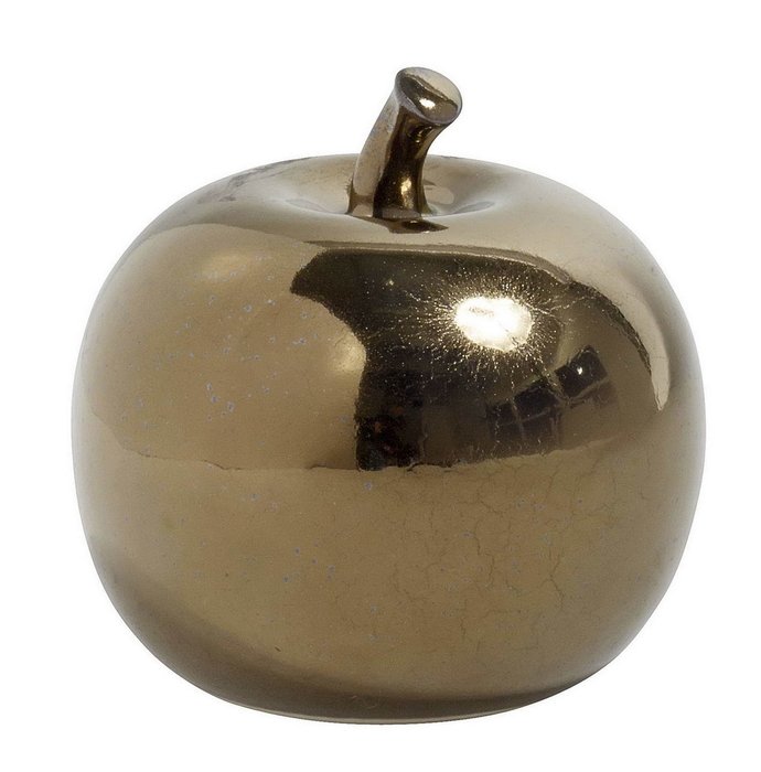 Малое золотое яблоко из керамики