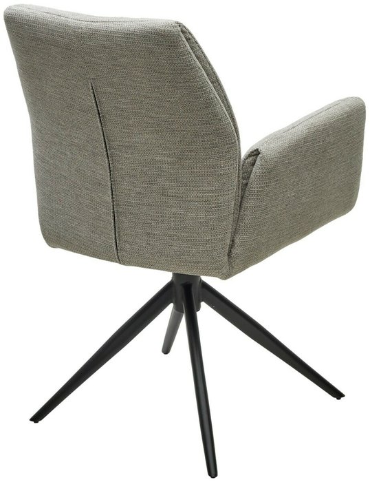 Стул Yozef вращающийся светло-серого цвета - лучшие Обеденные стулья в INMYROOM