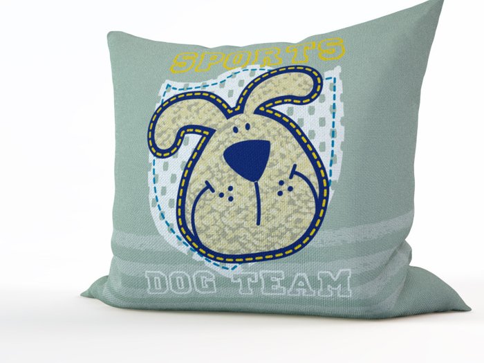 Декоративная подушка: Команда пса