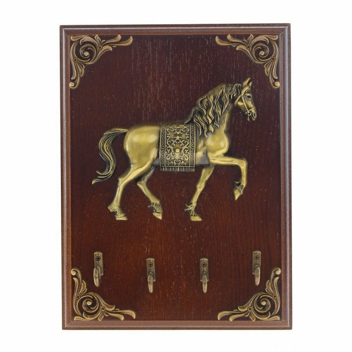 Ключница Horse коричневого цвета Ключница Horse коричневого цвета