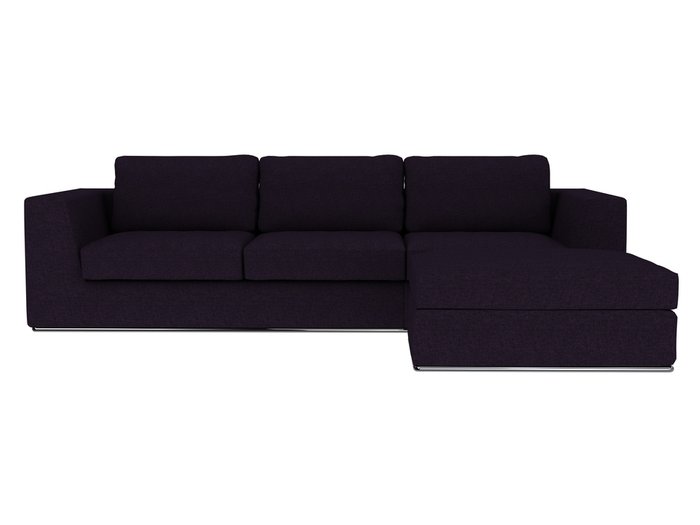 Угловой диван-кровать Igarka фиолетового цвета 