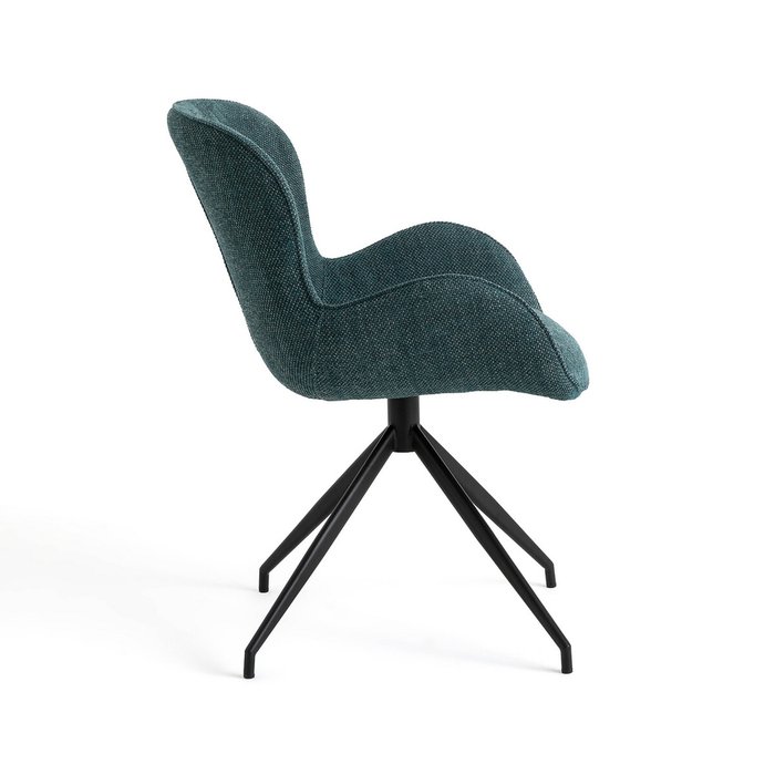 Кресло для стола вращающееся Asyar синего цвета - лучшие Интерьерные кресла в INMYROOM