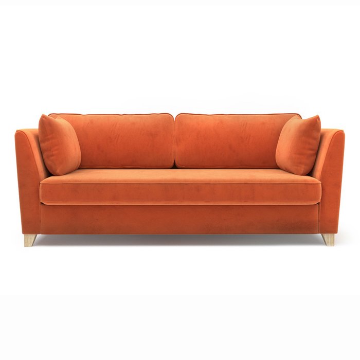 Трехместный диван Wolsly MT оранжевого цвета