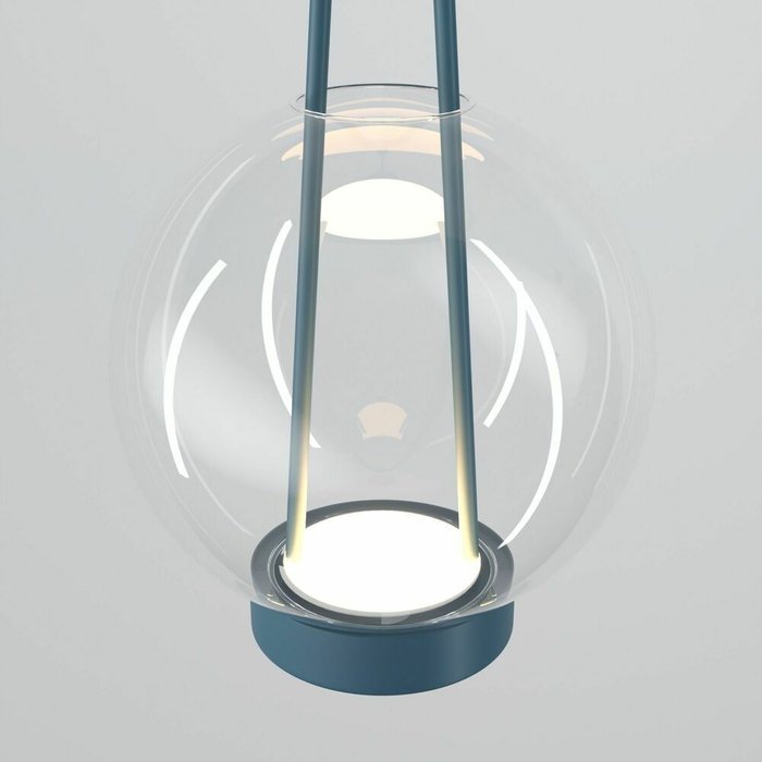 Подвесной светодиодный светильник со стеклянным плафоном 50267/1 LED синий Frasco - лучшие Подвесные светильники в INMYROOM