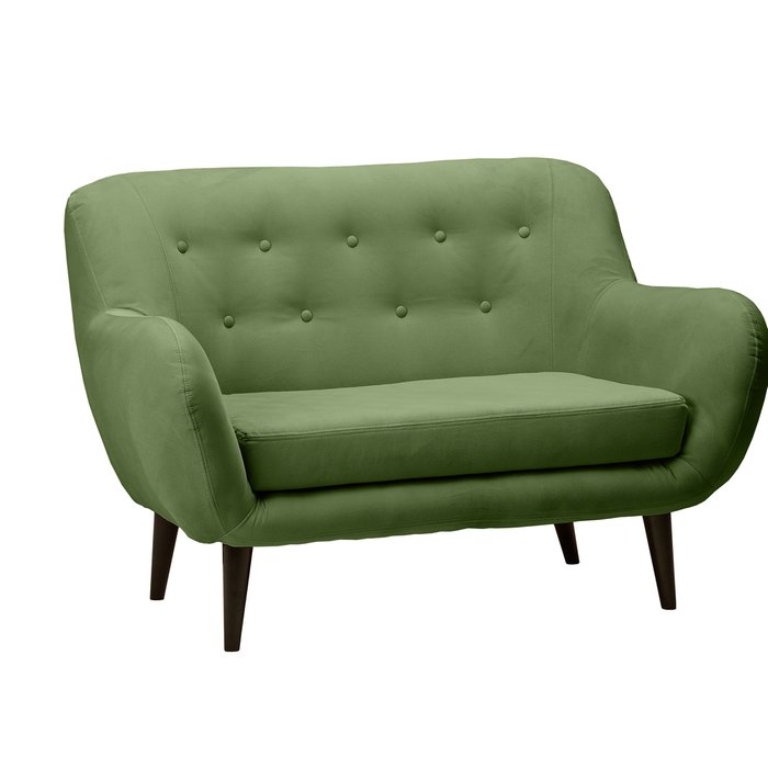 Диван прямой Элефант зеленого цвета - купить Прямые диваны по цене 22420.0