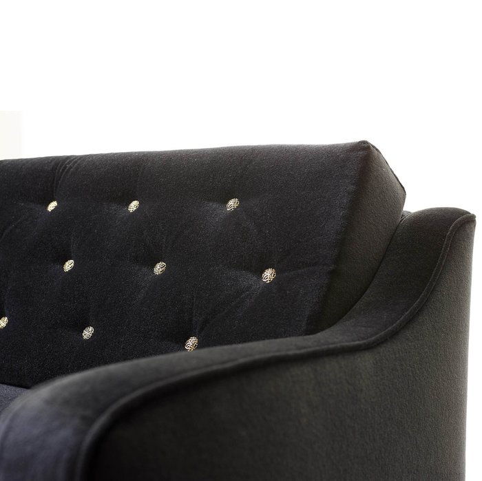 Диван четырехместный Kory чёрного цвета - купить Прямые диваны по цене 140000.0