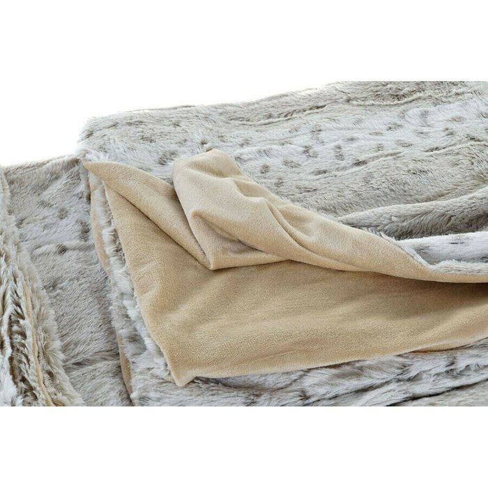 Покрывало DKD Home Decor Белый Бежевый Животное гора Дикий 150 x 200 x 2 см 130 x 170 x 2 см - купить Покрывала по цене 5700.0