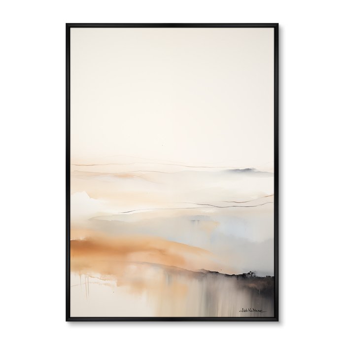 Репродукция картины Landscape collection, Light fog, No 2, 2024г.