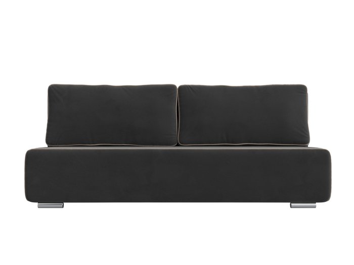 Прямой диван-кровать Уно серого цвета - купить Прямые диваны по цене 31999.0