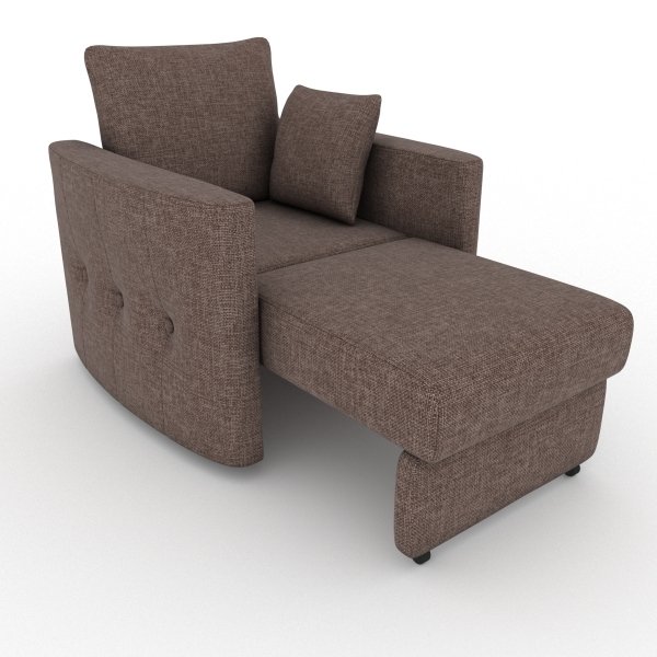 Кресло-кровать Luna коричневого цвета - купить Интерьерные кресла по цене 9700.0