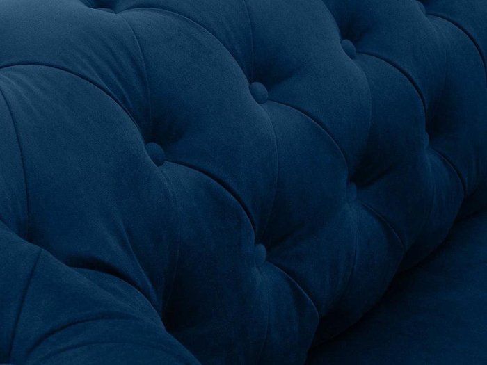 Диван Chesterfield темно-синего цвета - лучшие Прямые диваны в INMYROOM