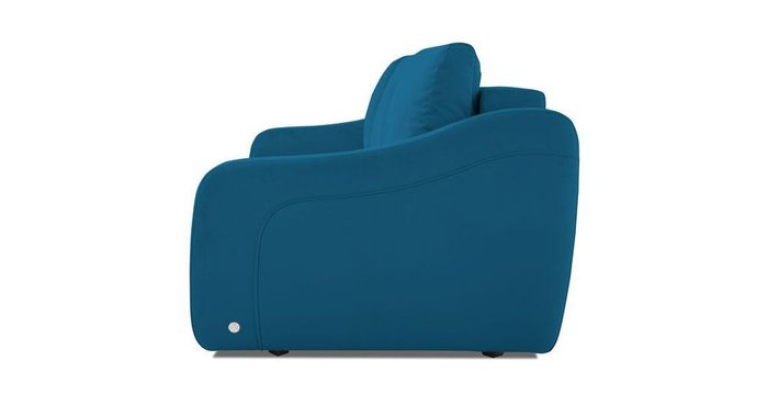 Прямой диван-кровать Иден синего цвета - лучшие Прямые диваны в INMYROOM