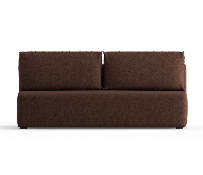 Диван-кровать из велюра Daimond темно-коричневого цвета - купить Прямые диваны по цене 23290.0