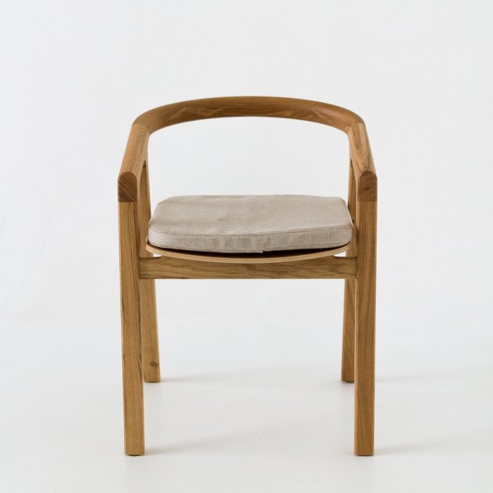 Стул Эрго коричневого цвета c подушкой - купить Обеденные стулья по цене 21500.0