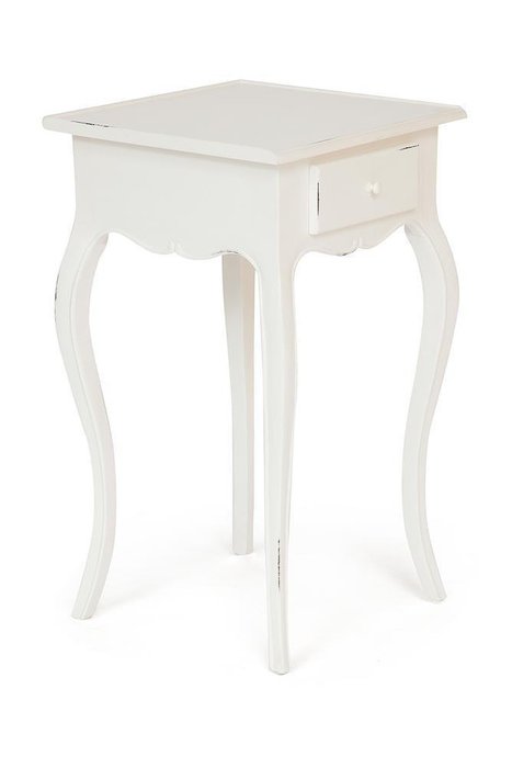 Столик с ящиком Antoinette белого цвета