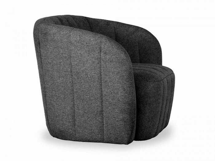Кресло Lecco темно-серого цвета - лучшие Интерьерные кресла в INMYROOM