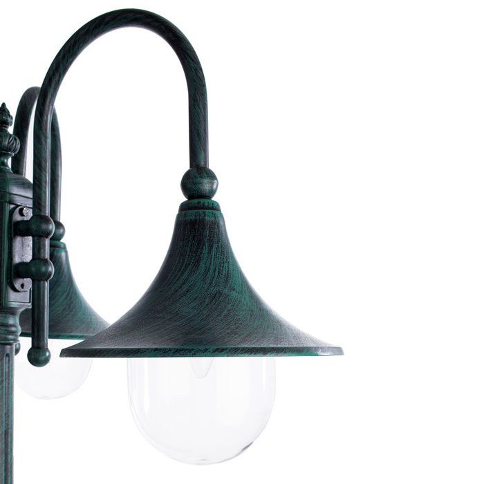 Садово-парковый светильник Malaga с прозрачными плафонами - лучшие Наземные светильники в INMYROOM