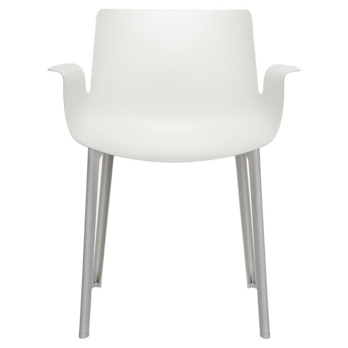 Стул Piuma белого цвета - купить Обеденные стулья по цене 55560.0