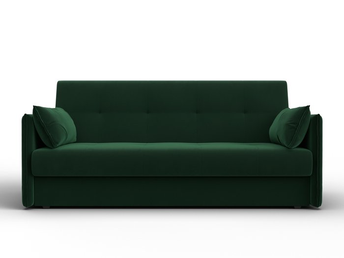 Диван-книжка Лига 018 темно-зеленого цвета - купить Прямые диваны по цене 40990 Диван-книжка Лига 018 темно-зеленого цвета - купить Прямые диваны по цене 40990