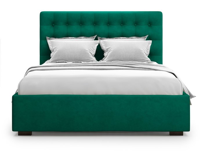 Кровать Brayers без подъемного механизма 160х200 зеленого цвета 