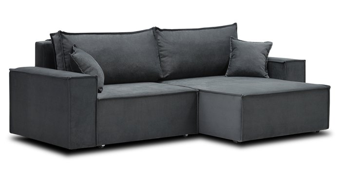 Диван-кровать угловой Фабио серого цвета - купить Угловые диваны по цене 27930.0
