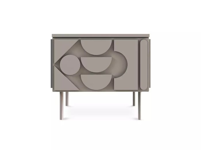 Тумба прикроватная Milton серого цвета - купить Прикроватные тумбы по цене 23900 Тумба прикроватная Milton серого цвета - купить Прикроватные тумбы по цене 23900