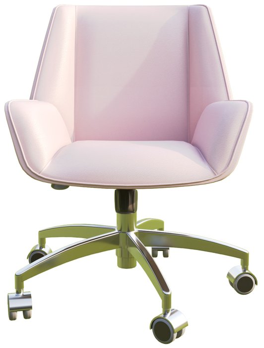 Кресло для посетителя Авиатор розового цвета - лучшие Офисные кресла в INMYROOM