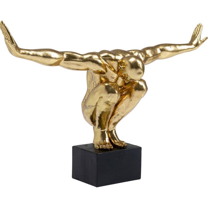 Статуэтка Athlet золотого цвета - купить Фигуры и статуэтки по цене 63637.0