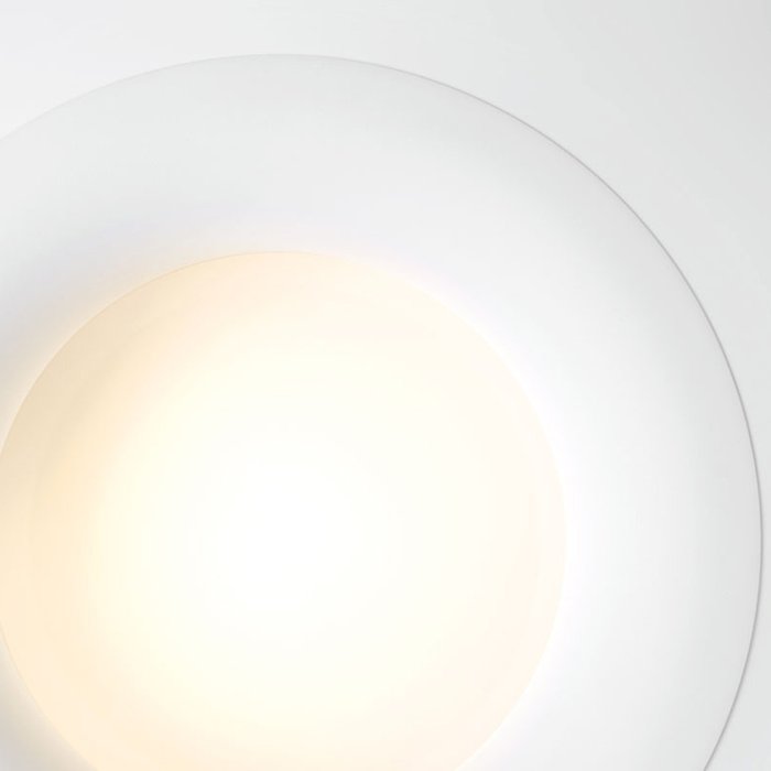 Встраиваемый светильник Modular Cake White из металла белого цвета - купить Встраиваемые споты по цене 34720.0