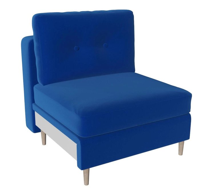 Модуль кресло Белфаст синего цвета