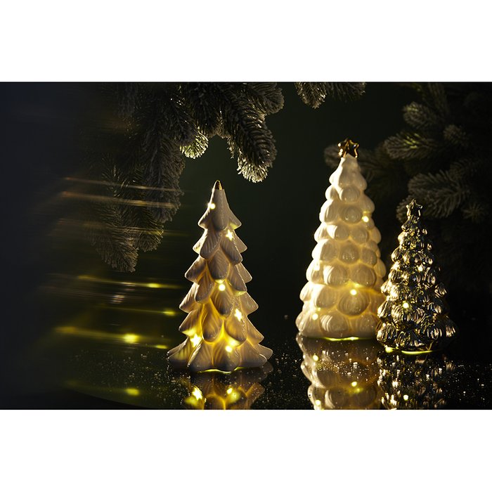 Декор новогодний с подсветкой Christmas shimmer белого цвета - лучшие Новогоднее освещение в INMYROOM