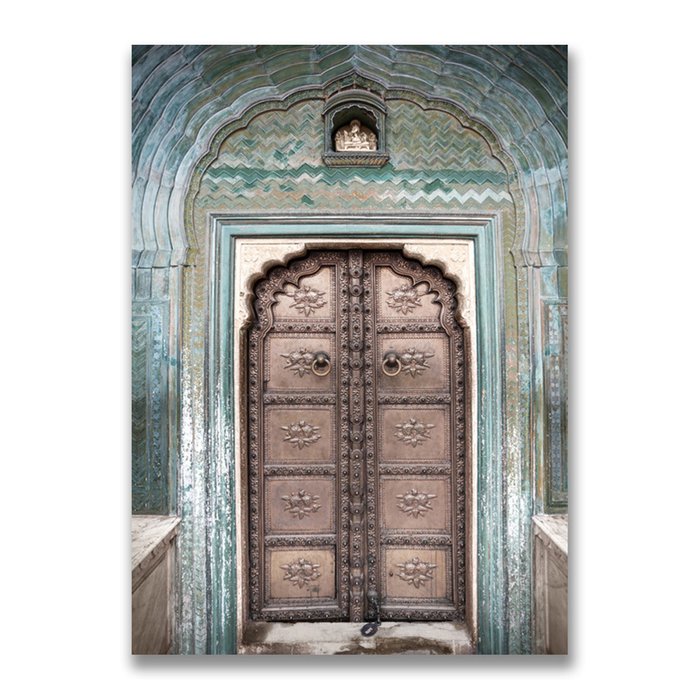 Картина на холсте Индийская дверь 50х70 см