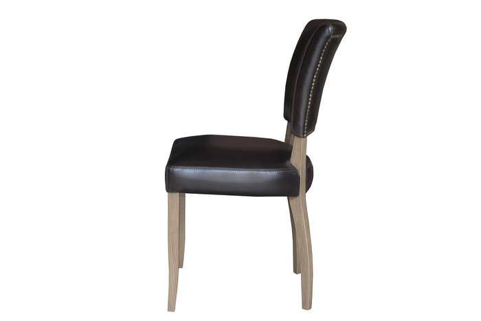 Мягкий стул Caro черного цвета - лучшие Обеденные стулья в INMYROOM
