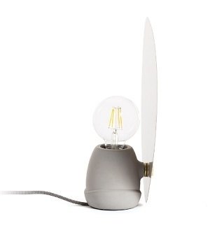 Настольная лампа Accas из металла и бетона - купить Настольные лампы по цене 9990.0