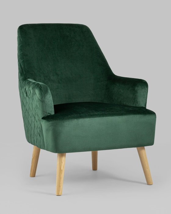 Кресло Хантер зеленого цвета - купить Интерьерные кресла по цене 30322.0