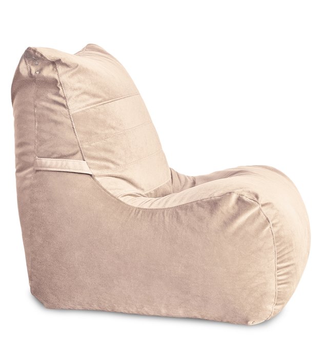 Кресло мешок Чилаут Maserrati 06 XL карамельного цвета - купить Бескаркасная мебель по цене 5693.0