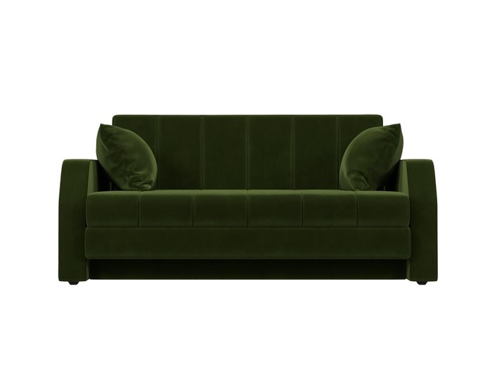 Прямой диван-кровать Малютка зеленого цвета - купить Прямые диваны по цене 29990.0