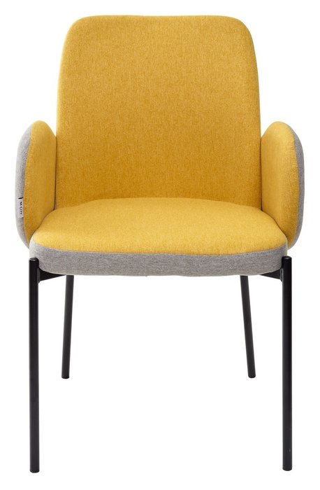 Стул Nikki серо-желтого цвета - купить Обеденные стулья по цене 8100.0