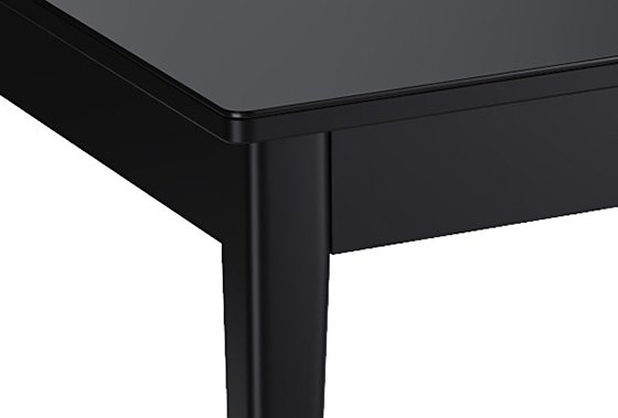 Раздвижной обеденный стол TT120 черного цвета - купить Обеденные столы по цене 27230.0