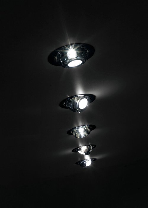 Встраиваемый светильник Fabbian BELUGA COLOUR на хромированной арматуре - лучшие Встраиваемые споты в INMYROOM