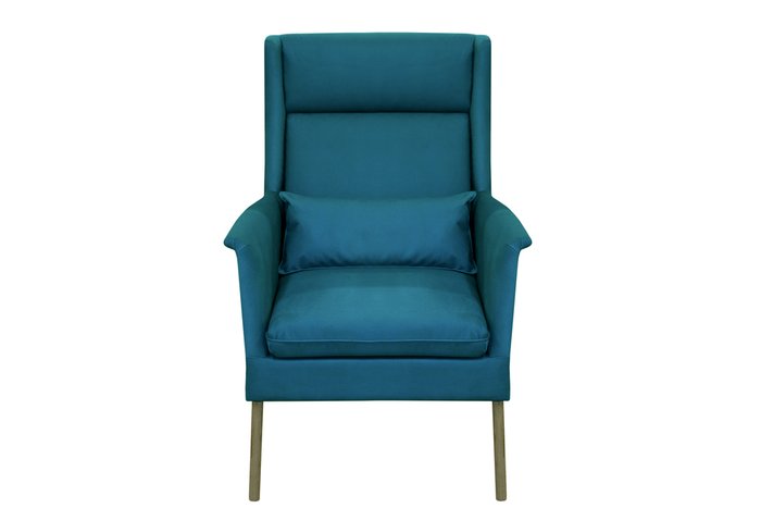 Кресло Otura в обивке темно-синего цвета - купить Интерьерные кресла по цене 37130.0