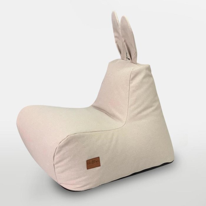 Кресло детское заяц-малый бежевого цвета - купить Бескаркасная мебель по цене 11590.0