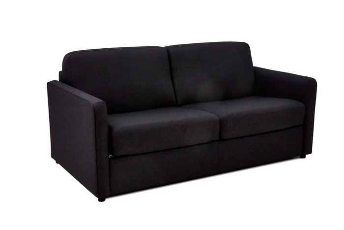 Прямой диван Нельсон темно-серого цвета - купить Прямые диваны по цене 90900.0