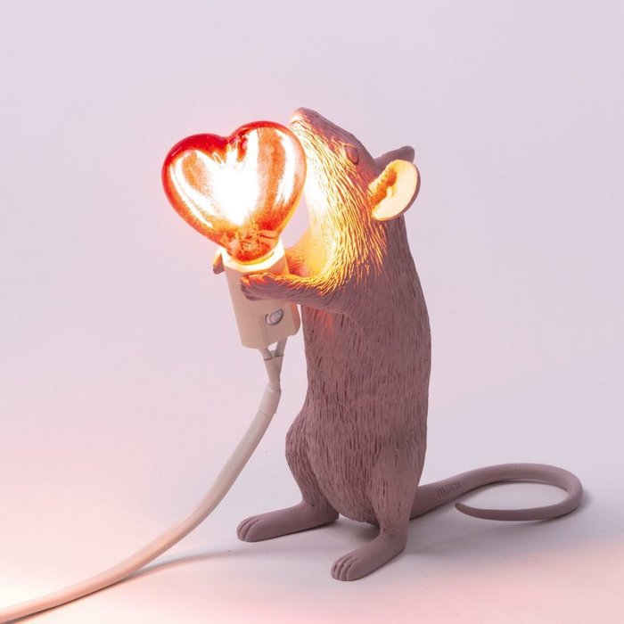 Настольная лампа Mouse Lamp Love Edition - лучшие Настольные лампы в INMYROOM